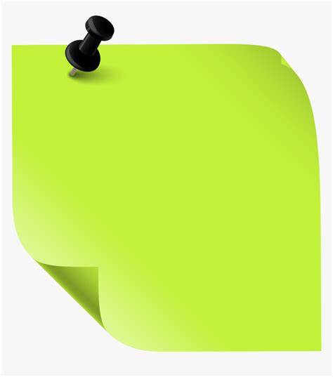 Sticky Note Green Png Clipart Green Sticky Note Png Transparent Png