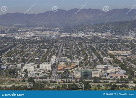 Aerial View Of The Burbank Aera Stock Photo Image Of Travel City