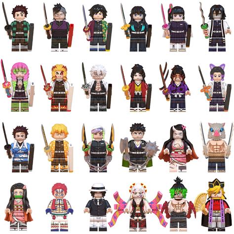 24 Best Demon Slayer Character Minifigures Lego Compatible Demon Slayer