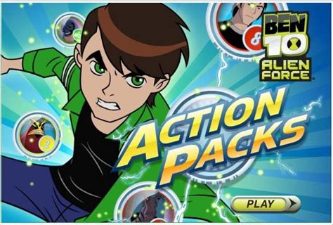 740,860 play times requires y8 browser. Ben 10: Ben 10: Alien Force Action Packs - New Game