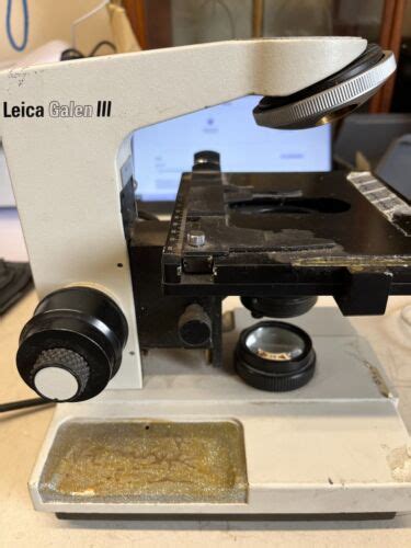 Base De Microscopio Leica Galen 3 Funcionando Ebay