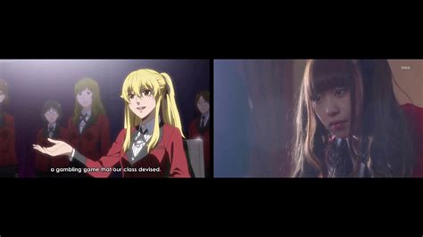 Comparison Kakegurui Anime And Drama Audio 3 Youtube