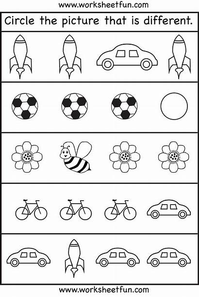 Worksheets Preschool Different Circle Activities Sheets Activity