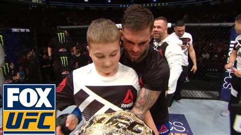 Cody Garbrandt Wasn T The Only One Whose Dream Came True At Ufc Thebuzzer Ufc On Fox