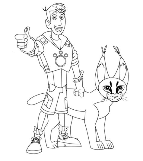 Wild Kratts Coloring Pages Free Printable Momjunction