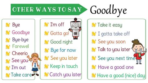 22 Smart Ways To Say Goodbye In English Youtube Other Ways To Say