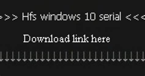 Hfs Windows 10 Serial Imgur