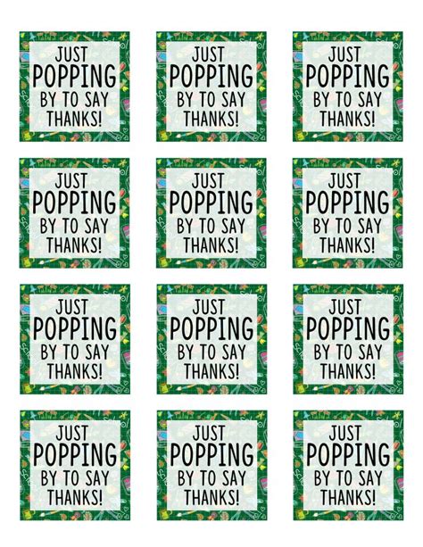 Just Popping By To Say Thanks Free Printable Printable Word Searches