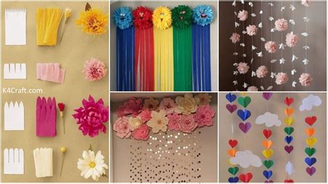 How To Decorate A Party With Paper Crafts Kids Art And Craft