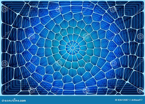 Abstract Voronoi Background Stock Vector Illustration Of Flat Edge
