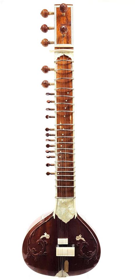 Sold Price Vintage Mother Of Pearl Inlay Sitar October 6 0122 1000