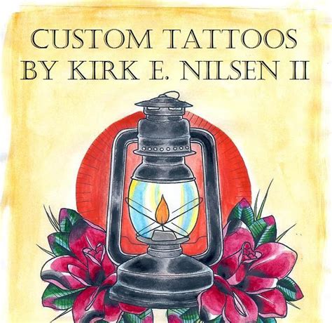Kirk Edward Nilsen Ii Custom Tattoos Business Card