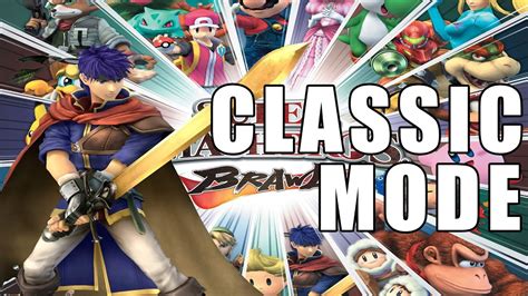 Super Smash Bros Brawl Ike Classic Mode Youtube