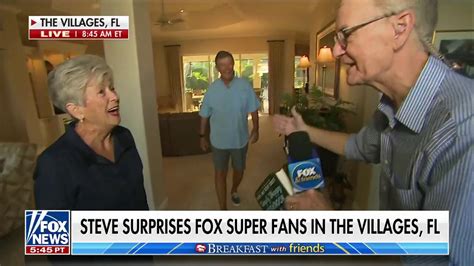 Steve Doocy Surprises Fox News Superfans Al And Marcia Butler Fox