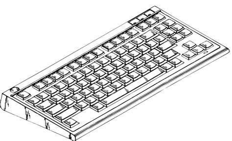 Draw keyboard's button shape as shown. Computer Keyboard Clip Art at Clker.com - vector clip art ...