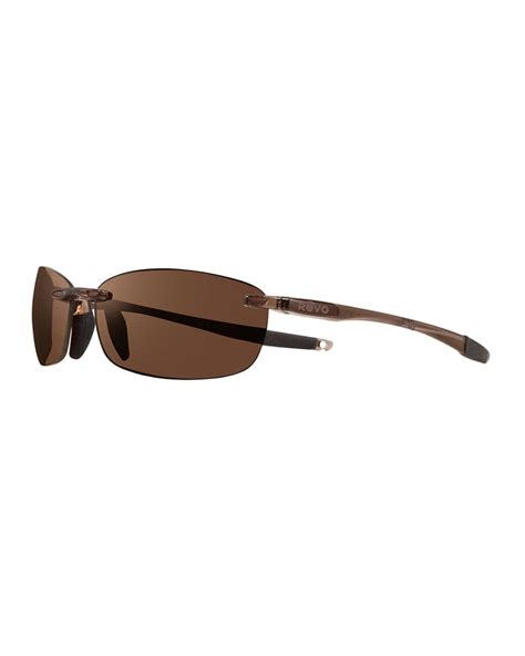 Revo Men S Descend Fold Rimless Sunglasses Neiman Marcus