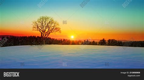 Snowy Winter Christmas Image And Photo Free Trial Bigstock