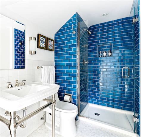 Get Blue Bathroom Tiles Ideas Background Grizelliesmetime