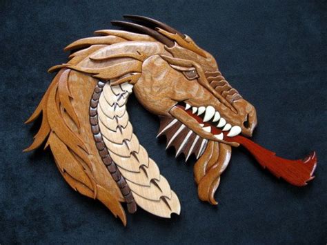 Pin By Chris Rentmeister On Dragons Intarsia Wood