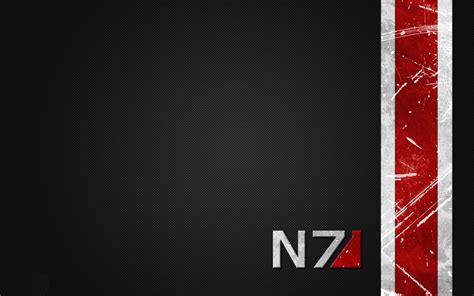 N7 Logo Mass Effect N7 Artwork Video Games Hd Wallpaper Wallpaper