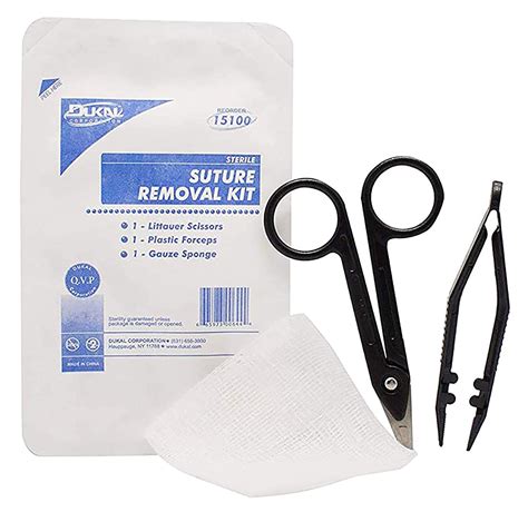 Buy Dukal Single Use Suture Removal Kit Sterile Suture Removal Trays