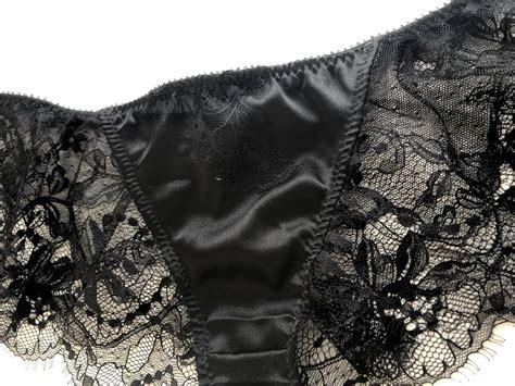 Black Panties In Silk And Lace Marianna Giordana Paris