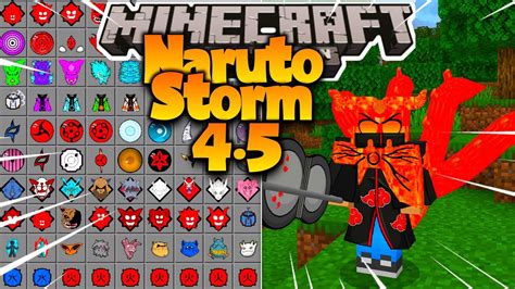 Saiu Nova AtualizaÇÃo Do Naruto Storm V45 Para Minecraft Pe