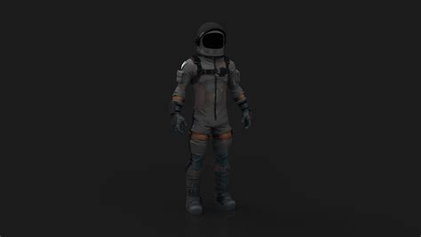 Black Astronaut Suit Render Rfortnitebr