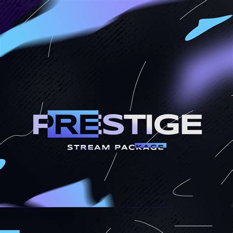 Prestige Clean Animated Twitch Overlay Package Hexeum