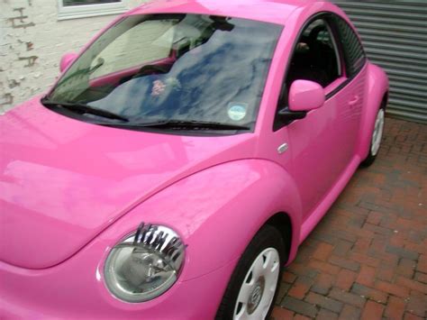 This Is One Girly Car I Love It So Much I Want It Pink Car Pink Vw