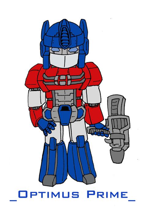 Chibi Optimus Prime Jux Design By Transformergirl On Deviantart