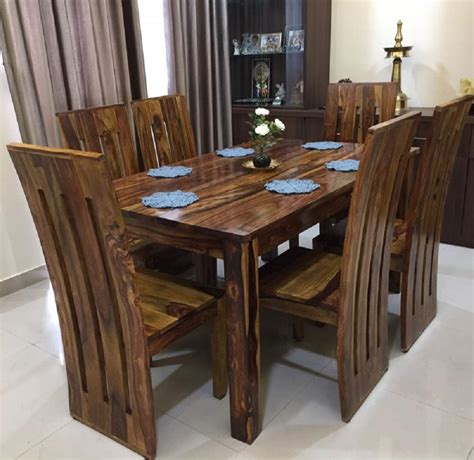 Mamta Decoration Solid Wood Seater Dining Table Set For Living Room