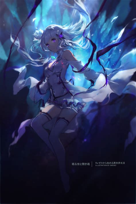 Emilia Rezero Rezero Kara Hajimeru Isekai Seikatsu Mobile
