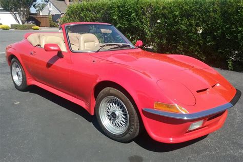 No Reserve 23 Years Owned 1970 Opel Gt Convertible Conversion 5 Speed