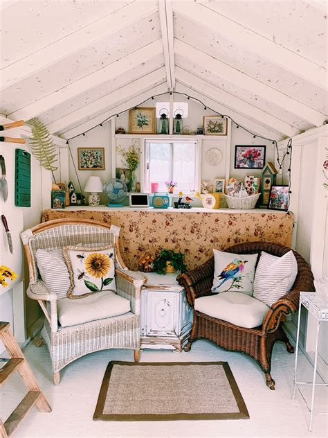 Shabby Chic She Shed Shed Interior She Shed Interior Shed Homes