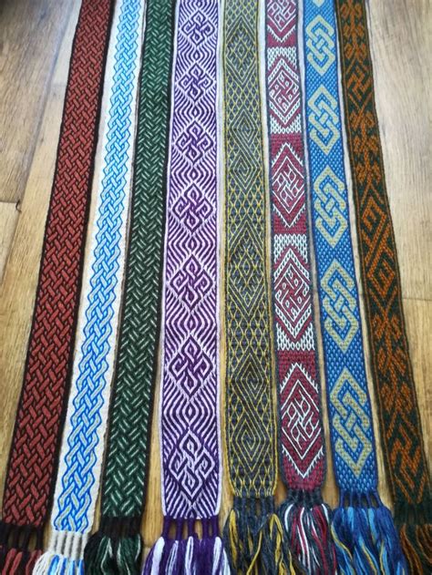 Tablet Woven Trims And Belts For Vikings And Slavs Krajkipl In