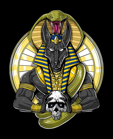 Egyptian God Anubis Art
