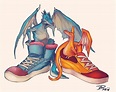 Shoe dragons by ink24101 on DeviantArt
