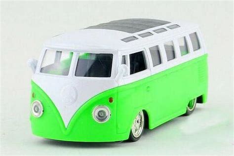 Kids Pink / Green / Blue / Orange 1:36 Diecast VW Bus Toy ...