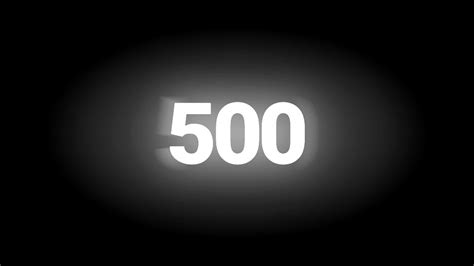 500 😎👌 Youtube