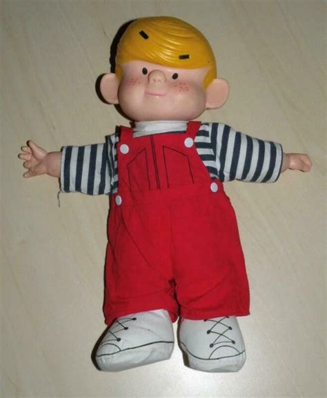Vintage Mighty Star Dennis The Menace Stuffed Doll 1983 Antique