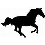 Horse Silhouette Running Vector Icon Clip Svg