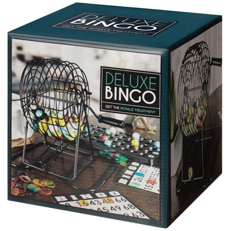 Deluxe Bingo Game Bingo Set With 300 Game Chips 50 Cards 6 In