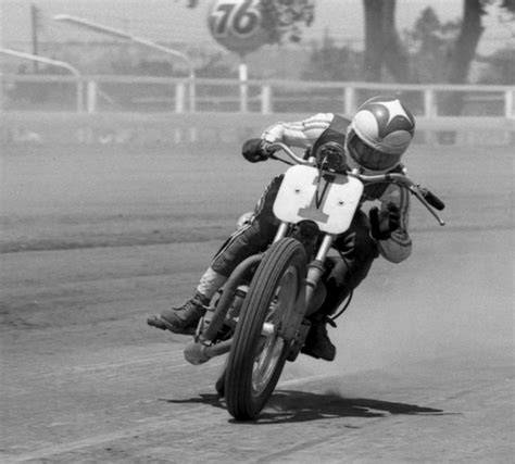 Gary Nixon Triumph Flat Tracker Racing Bikes Flat Track Motorcycle
