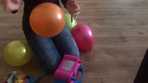 Inflating And Popping Fun Balloons Youtube