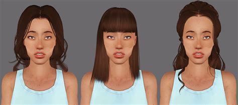 Sims 3 Female Hairs — Pandelabs Pixeloremomo Hair Dump ¼ Yay Some