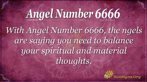 Angel Number 6666 Meaning The Devils Number Sunsignsorg