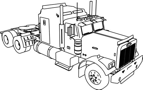 You can download or print now this coloring pages of in 600x331 resolution and 53.65 kb. Truck Line Drawing at GetDrawings | Free download