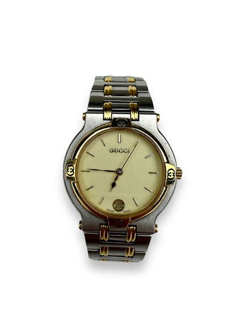 Gucci Gucci 9000m Two Tone Vintage Watch Grailed