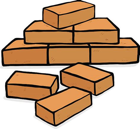 Clip Art Of Pile Of Bricks Illustrations Royalty Free Vector Graphics